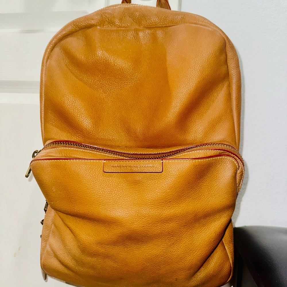 Marc By Marc Jacobs Tan Leather Backpack